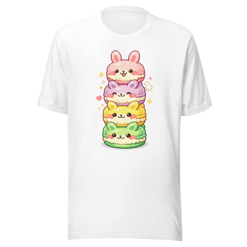 Bunny Macaron Unisex t-shirt